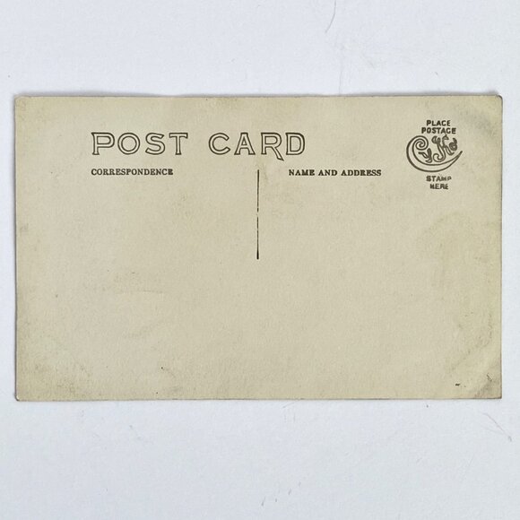 c1910 RPPC 2 Young Men Suits Fedora Bowler Hats Studio Real Photo Postcard CyKo - Picture 3 of 3